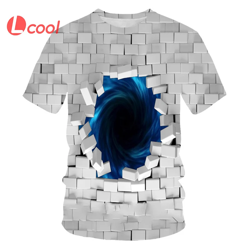 

Lcool amazom shopping custom all over men women Casual graphic t shirts 3d digital print t-shirt