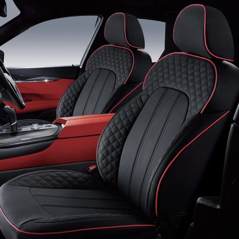 
9 Pcs 3D leather car seat covers design for BMW Volvo 