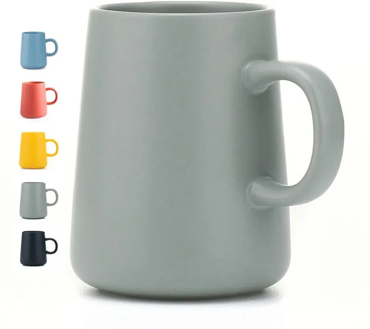 

Hot-sell frosted ceramic coffee cup ceramic tea cup water cup, As picture