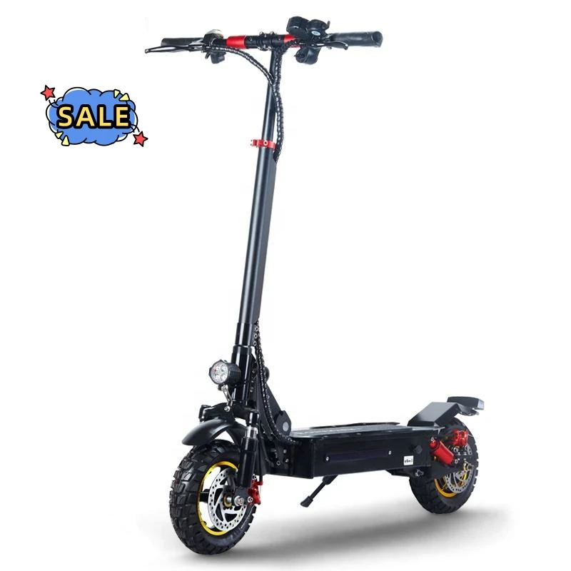 

Free shipping range 40-60km 21ah 48v 1000w rear motor two 10 inch off-road electric scooter with LED mood lights for adults