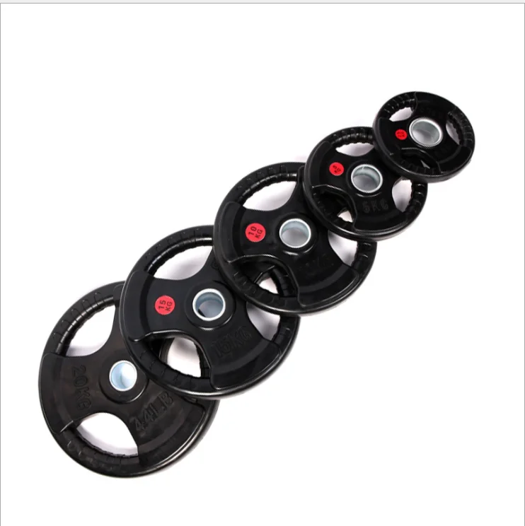 

Free Weights Fitness barbell rubber plate strength training Adjustable barbell set Weight Lifting Barbell plates