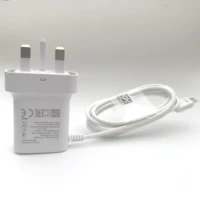 

For Samsung S6 S8 Fast Charger UK 3 Plug Mobile USB Wall Charger Travel Charger White