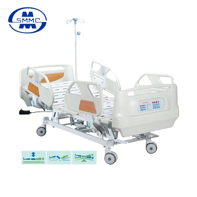 
5 functions electric uesed hospital bed with manual CPR for sale 