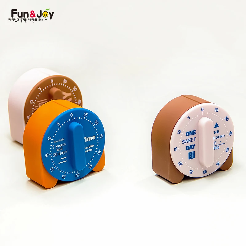 
Student Kitchen Alarm Clock Allocation 60 Minutes Kitchen Mechanical Timer Cube Kitchen Timer 