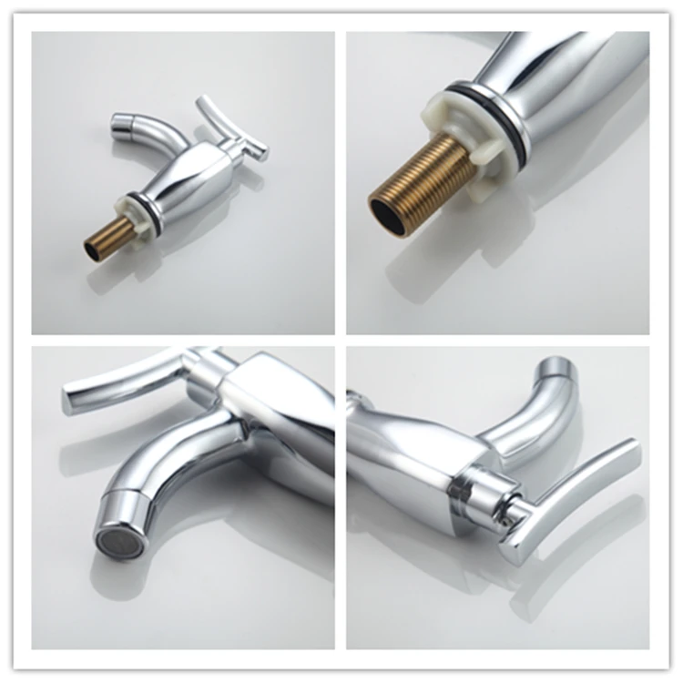 Fat body new type single faucet for hotel home basin zinc cold basin faucet