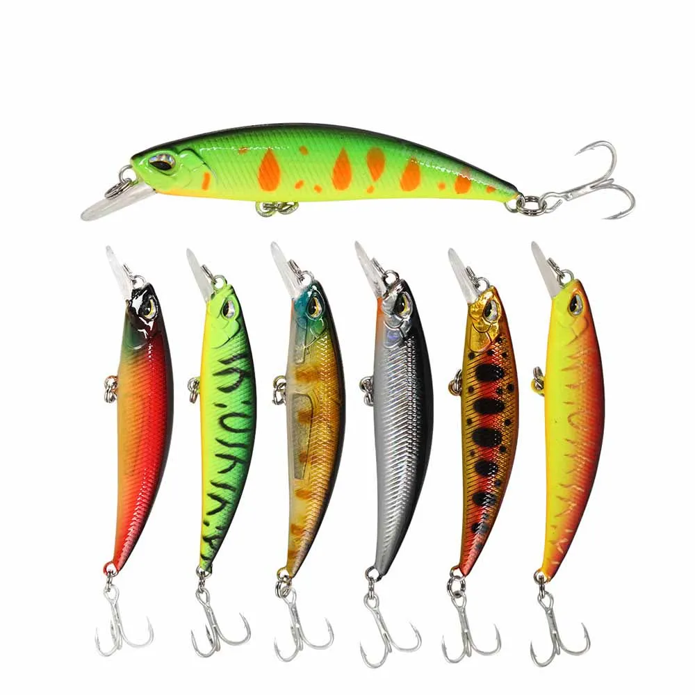 

New Lures Fishing Wholesale  Minnow Lure Hard Artificial Bait Sinking Saltwater, 7 colors