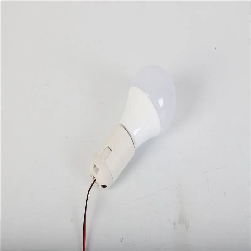 new solar 12v bulb light b22 B27 With 2 m wire and switch button for night market lighting