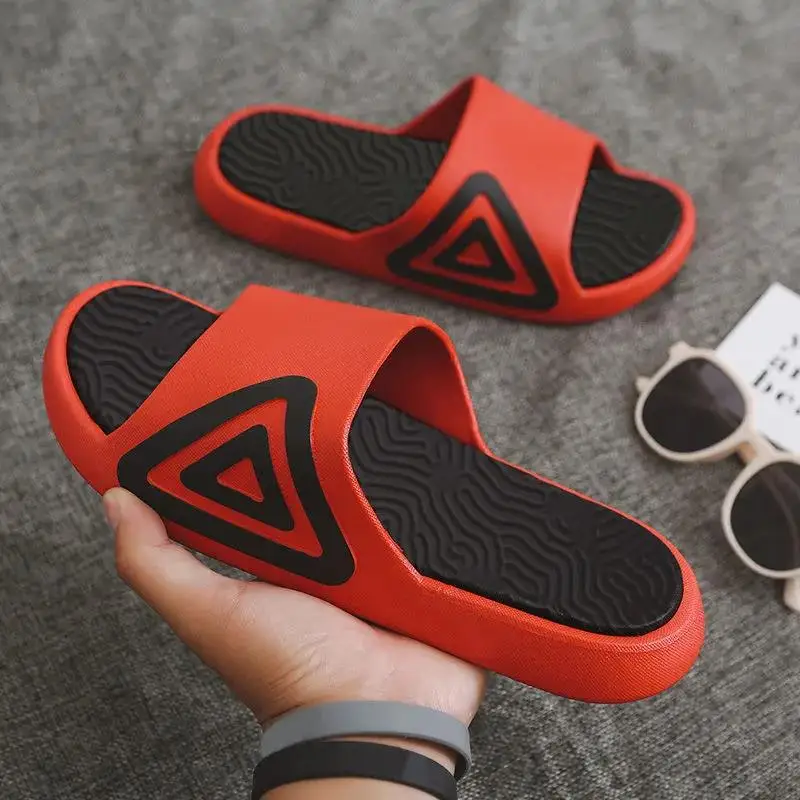 

Manufacturer Wholesale Customized Logo Unisex Home Slides Soft and Comfortable Casual Slippers, White, black, blue, red and yellow