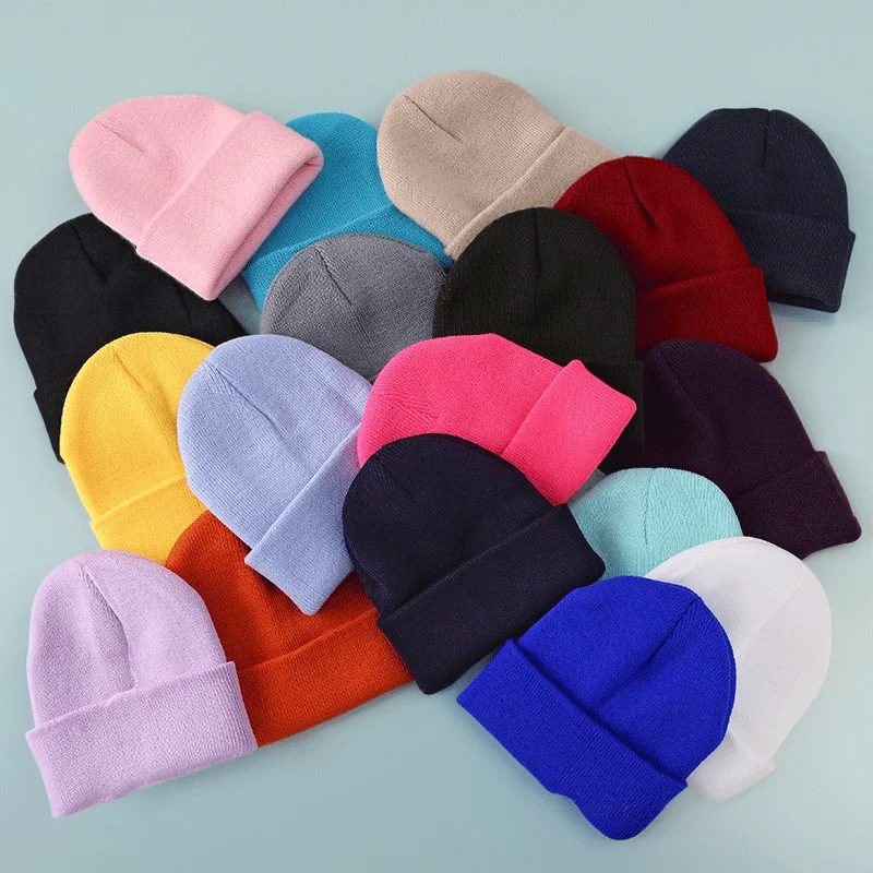 

Wholesale Fisherman Logo embroider unisex cheap knitted Warm Plain Winter Hat Unisex sport Long Ribbed Cuff Knit Beanie