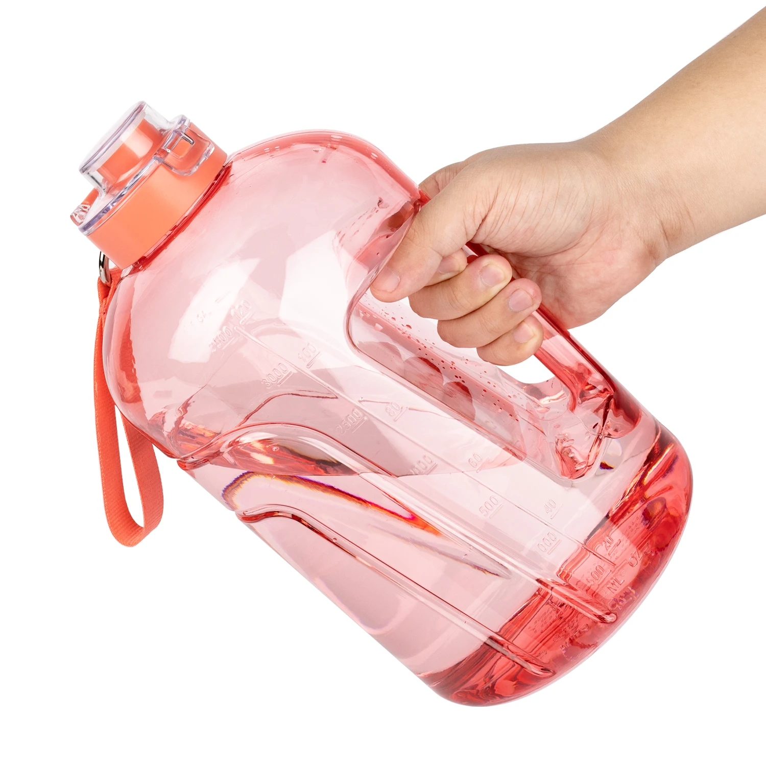 

Wholesale custom Label Sport Fruit Infuser Tritan Water Bottle best sellers Motivational water bottle with Lid, Transparent and grey& custom color