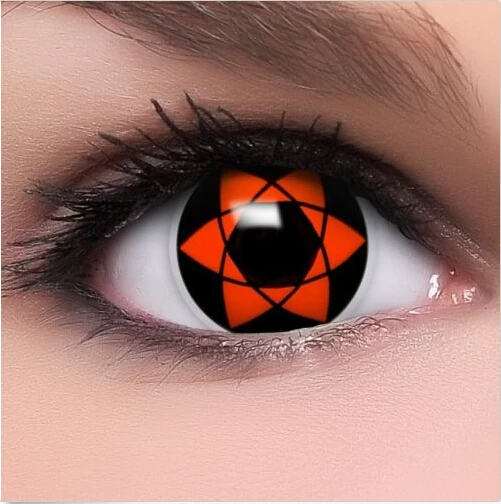
Meetone best selling cosplay sharingan crazy contact lenses halloween 