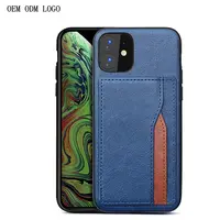 

OTAO Carcasas Para Celulares Wallet with Card slot Case For iphone 11 Pro MAX 6.1 inch 6. 5Inch Credit Card Funda