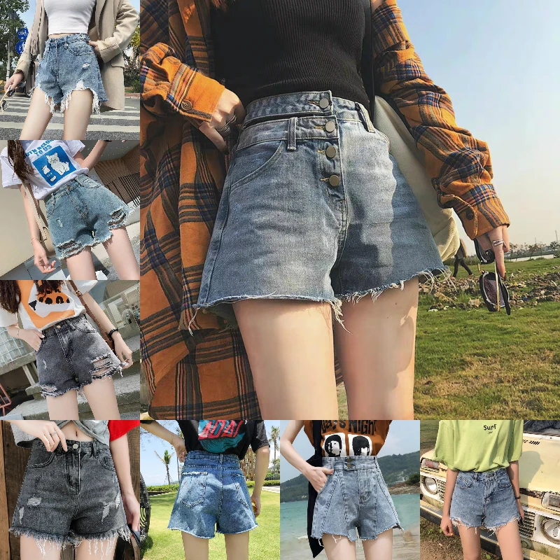 

Casual summer ladies ladies shorts jeans wholesale