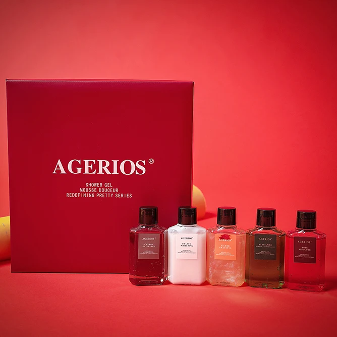 

Skin Care Market Most Popular Different Perfume Smells and Functions Mini Shower Gel, Gold,red, green,milk white or customized