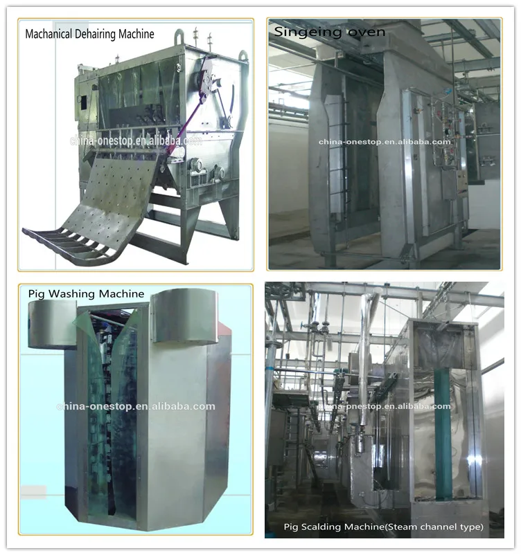 Complete pig slaughterhouse production line (including pig slaughterhouse)