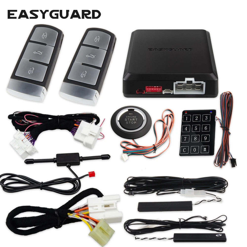 

EASYGUARD Remote start car alarm compatible with VW Volkswagen Lavida Toureg