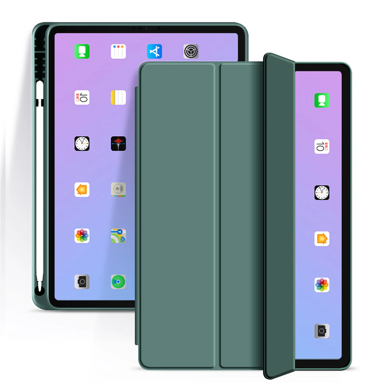 

Heavy Duty Rugged Silicon Case For ipad air 4 10.9 2020 Pen Slot Tablet Case