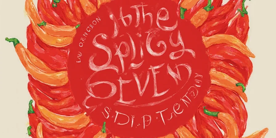 Collection of spice jars including chiles