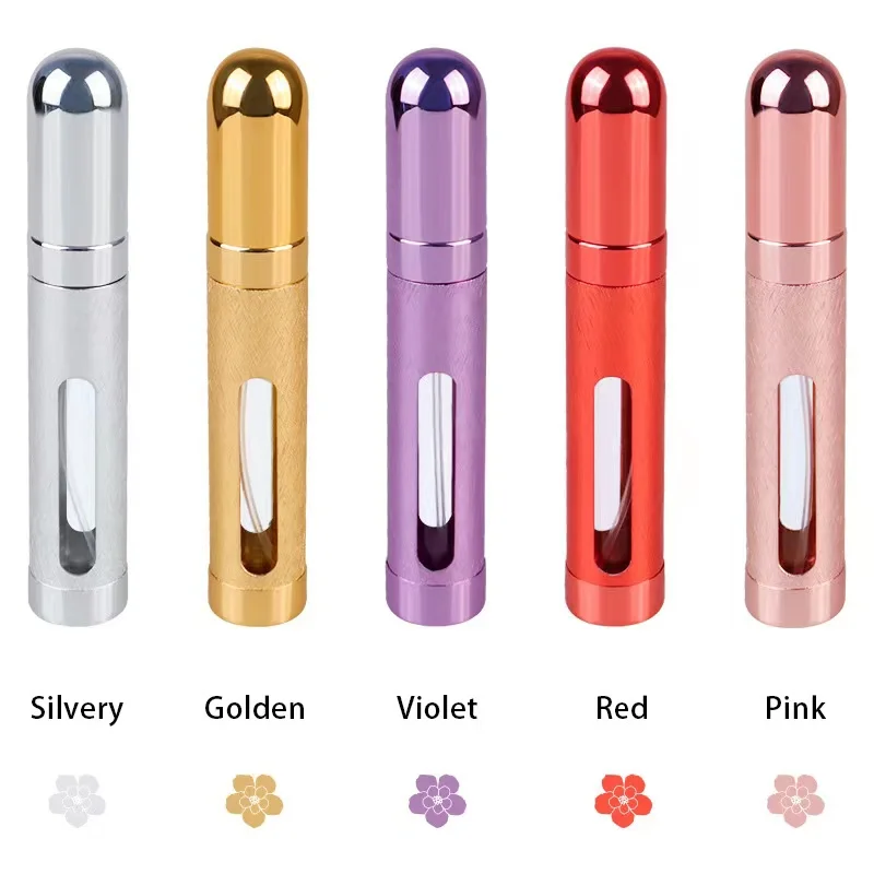 

Wholesale Stock 12ml Pocket Small Travel Size Portable Mini Refillable aluminum Perfume Atomizer Spray Bottle