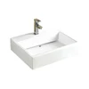 China factory bathroom novel No holes rectangle above counter art washing basin 8269