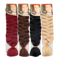 

Factory Price Ultra Braid Wholesale Synthetic Hair Braids Crochet Hair Extension Jumbo Box Original 82inch 165gram Braiding Hair