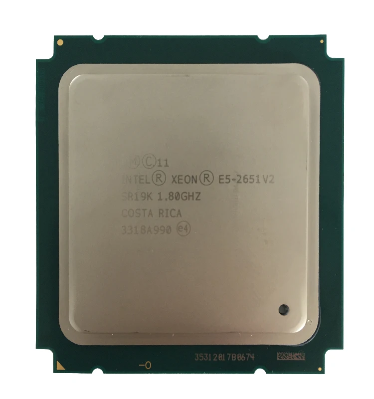 Hot sale Original used CPU Intel Xeon E5-2651V2 LGA2011 processor with brand server