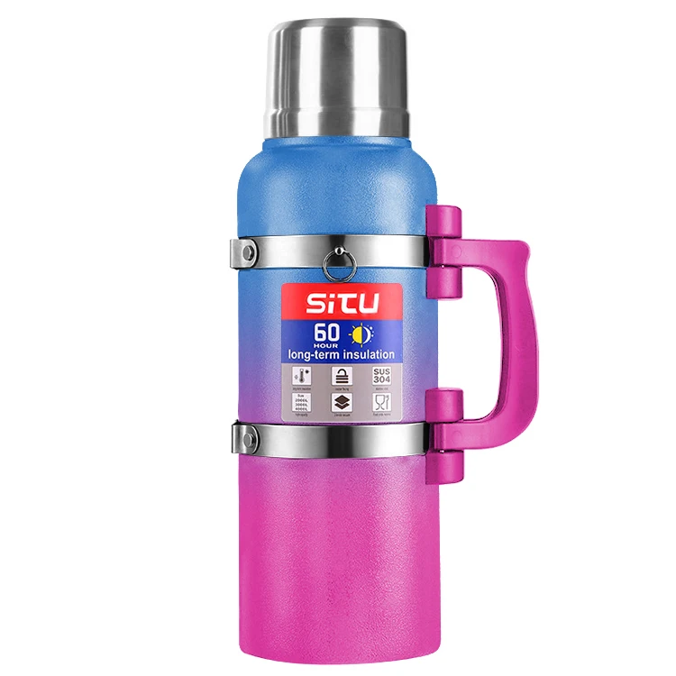 

Fashion Model Custom Printed Double Wall Stainless Steel Vacuum Flask Water Bottle Thermos Flask