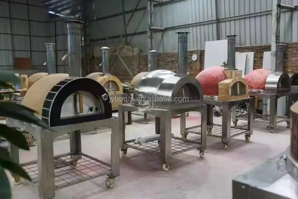 Freestanding Wood Fired Clay Pizza Oven For Outdoor Garden Buy