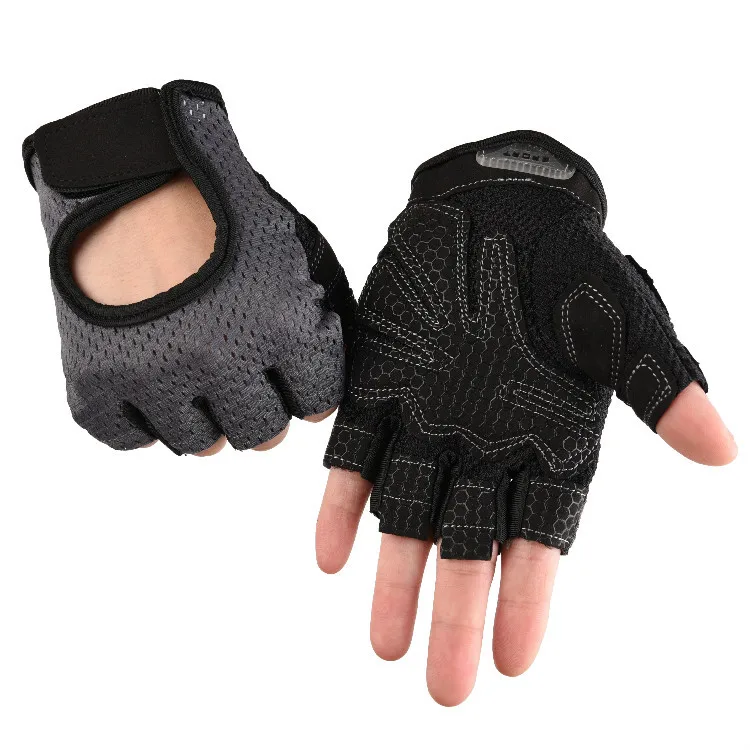 
wholesale fashionable grip non slip padded sports gym yoga gloves 