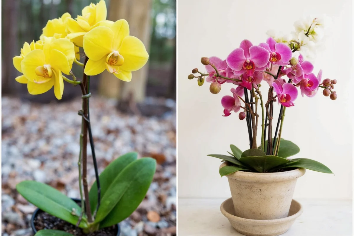 how to plant orchids in pots