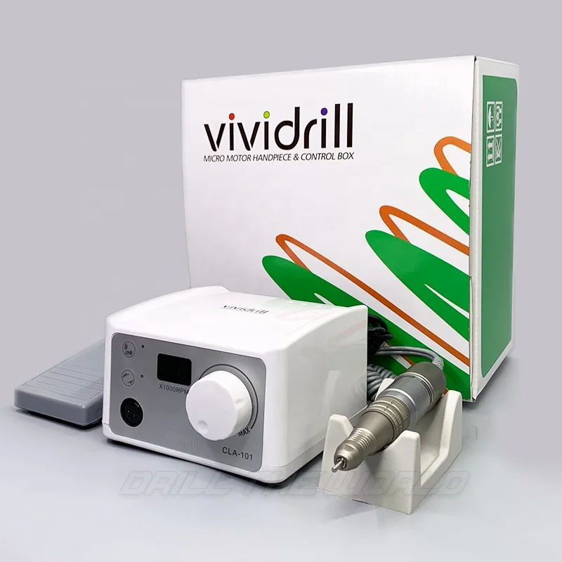 

vividrill 35000 rpm micromotor strong power LCD display e file nail drill machine