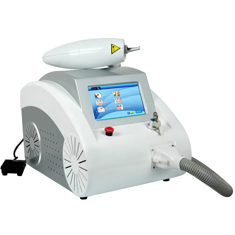 

HOT sale Q switched ND YAG Laser 532nm 1064nm 1320nm Yag Laser Tattoo Removal Machine Price Carbon Laser Peel Machine, White