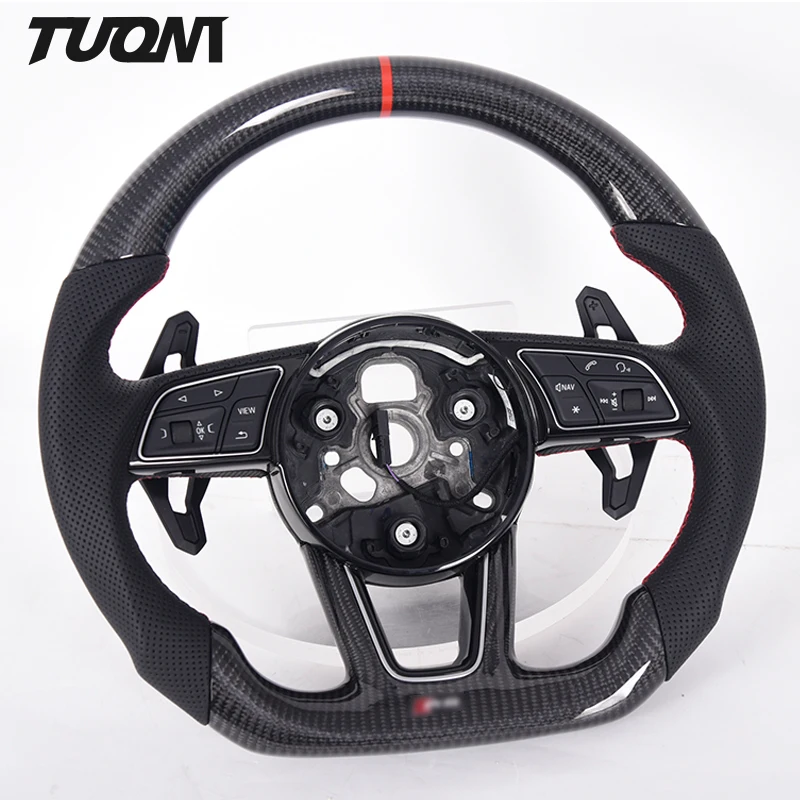 

For Audi A3 A4 A5 A6l A7 A8 Rs3 Rs4 Rs5 Rs6 Rs7 Q3 Q5 Q7 B8 B9 Old To New Steering Wheel Car Steering Wheel, Customized color