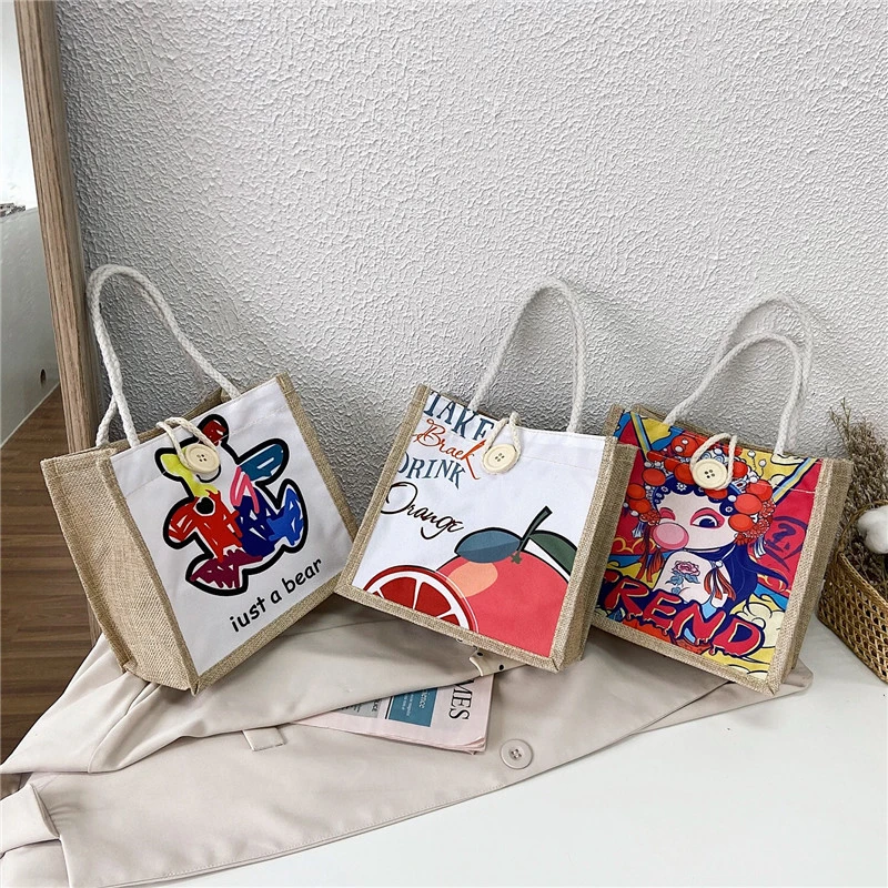 

Fashion cartoon lady bag printing cute pattern small cloth bag lady handbag girls bags