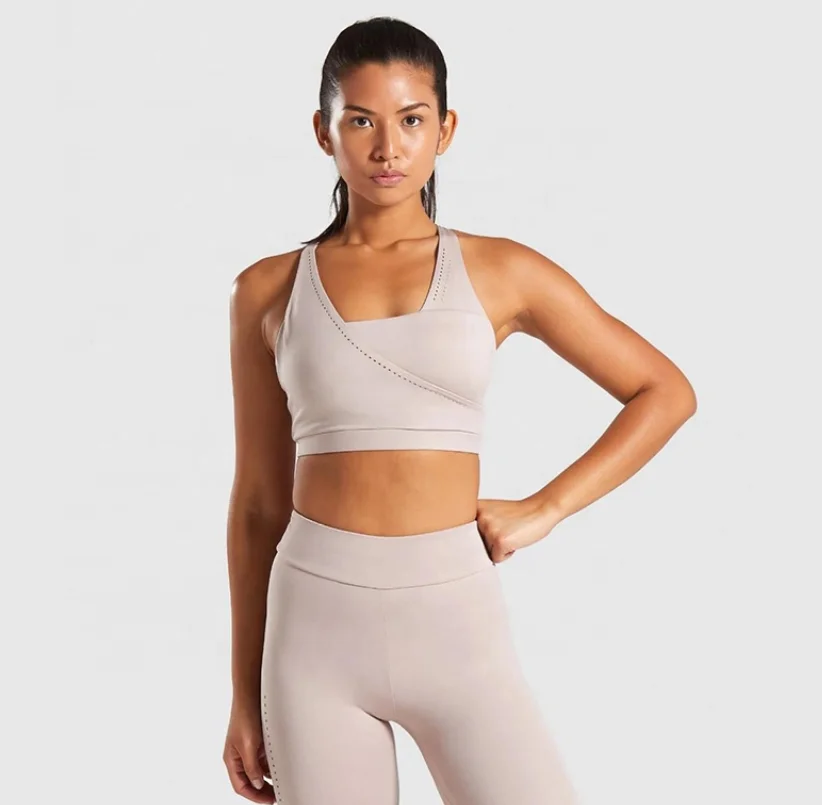 

Sport Set Women Yoga Suit For Work Out Leggings Nylon Sports Bra Sportswear Women Fitness Sets Logo Band Custom Yoga Set Women, White