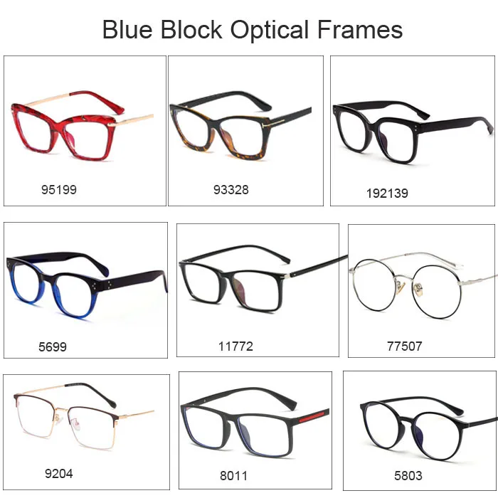 Wholesale Men Retro Round Optic Frame Fashion Computer Glasses To Block 