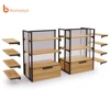 Modern High Quality Commercial Vegetable Online Store Equipment Book Cheap Wood Furniture Gondola commodity Shelf