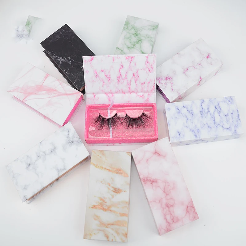 

Hot Sale One Dollar 25Mm 22Mm Mink Eyelash with Luxury Lashesbox Logo