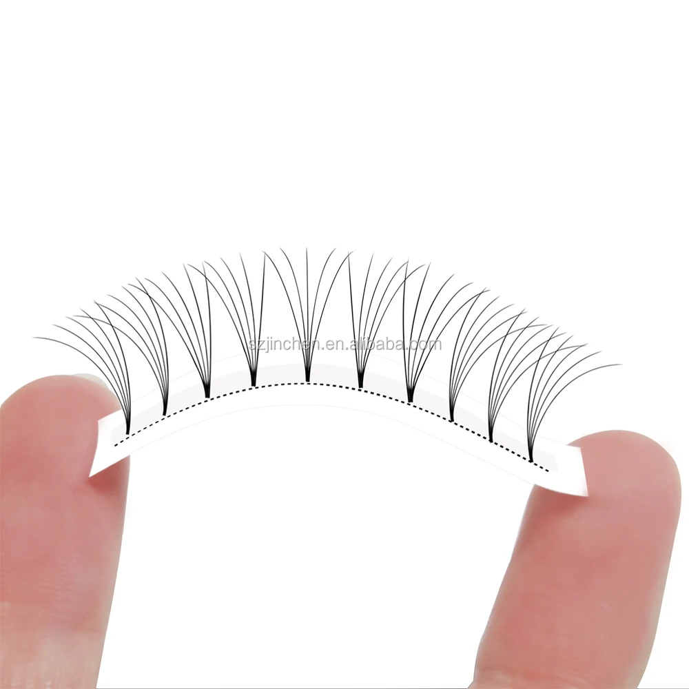 

Flash girl premade volume fans eyelashes wholesale vendor 5D 0.07D private label mink lashes extensions DHL free shipping, Pictures