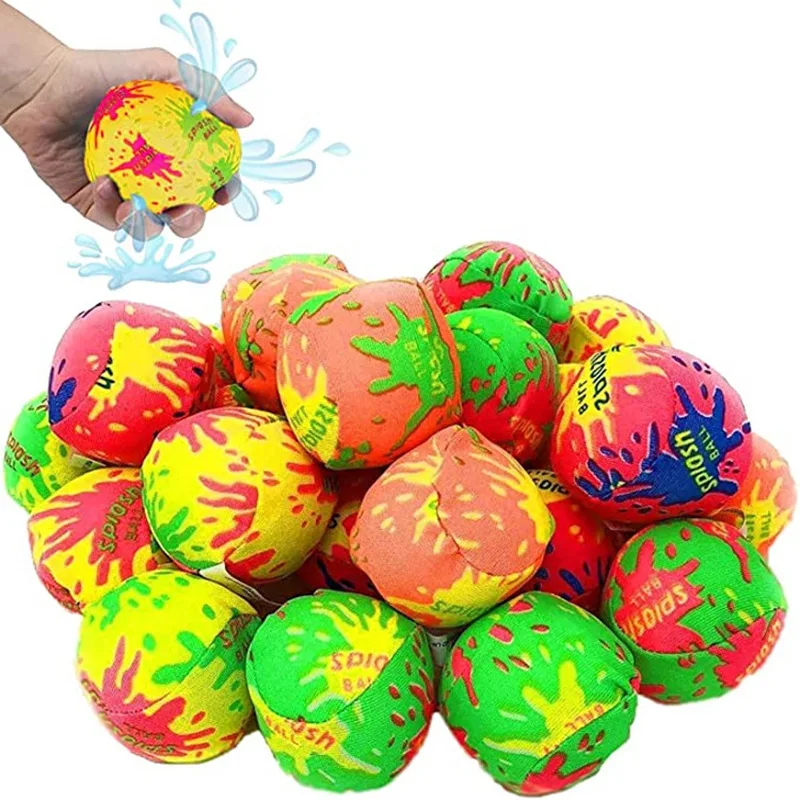 

2022 Colorful Summer Fun Toys Beach Pool Grip Skip Jump Soft Skipping Water Bouncing TPR Squeeze Bounce Splash Ball