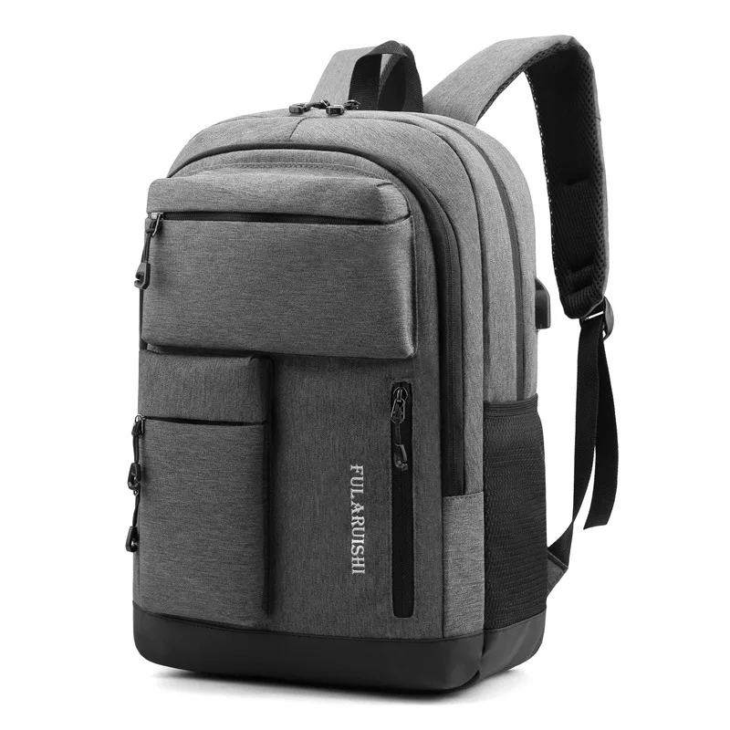 

SB238 outdoor men back pack business travel nylon waterproof anti-theft laptop backpack bag with usb charging port