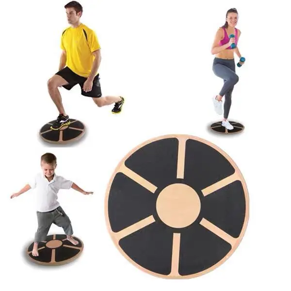 

Balance Training Indo Wooden Wobble Balance Board