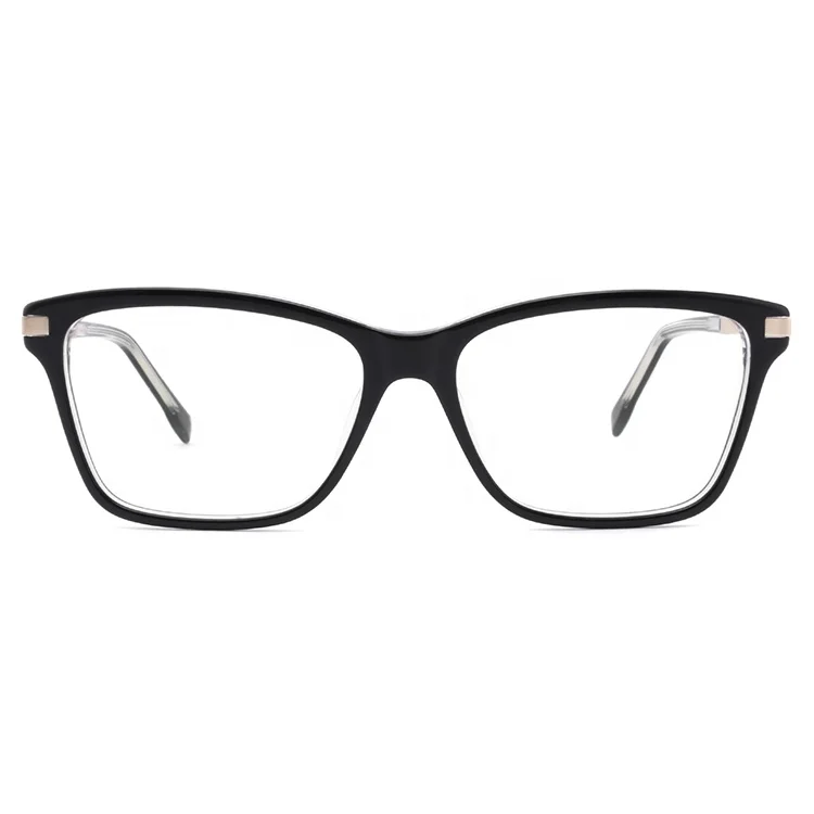 

Acetate reading glasses retro designer glasses frame optical clear fashion eye wear HSG-FG1098, Multi-color