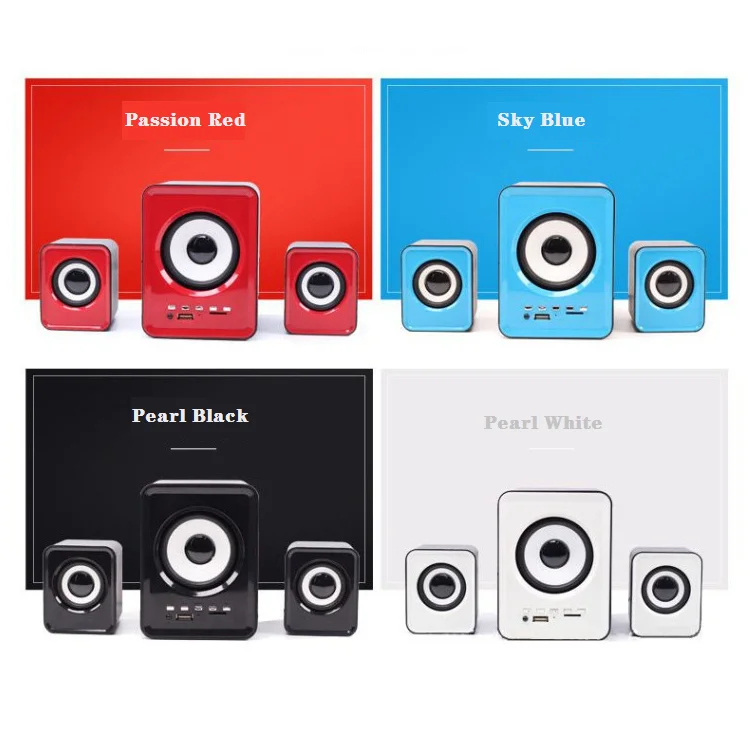 FT-202BT Mini usb2.1 multimedia speaker with bluetooth TF card computer speaker - ANKUX.COM