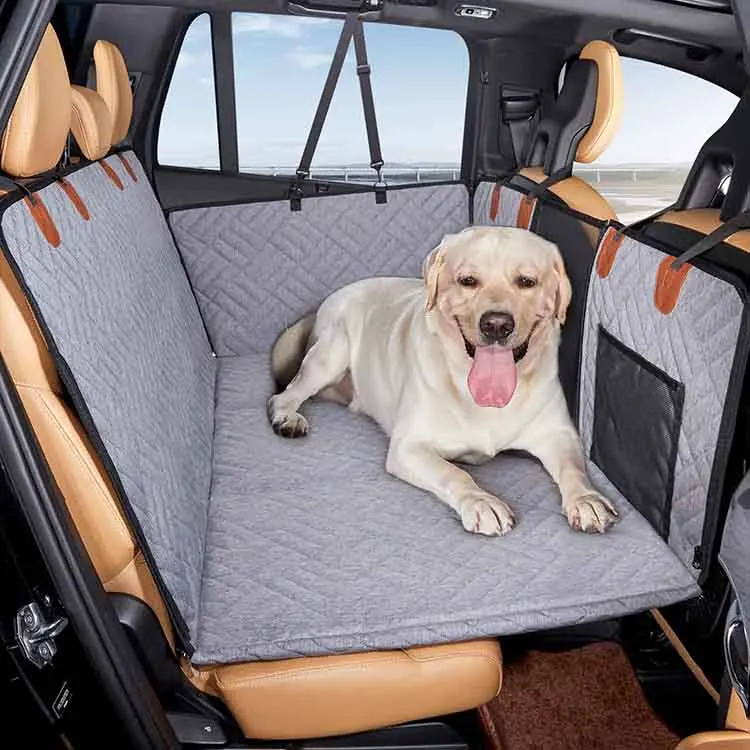 

100% Waterproof Dog Car Seat Covers with Mesh Window Backseat Extender for Dogs Dog Car Hammock