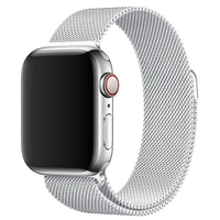 

Amazon Best Seller Original Stainless Steel Milanese Magnetic strap loop band for Apple watch 2 3 4 5 series 38mm 40mm 42mm 44mm