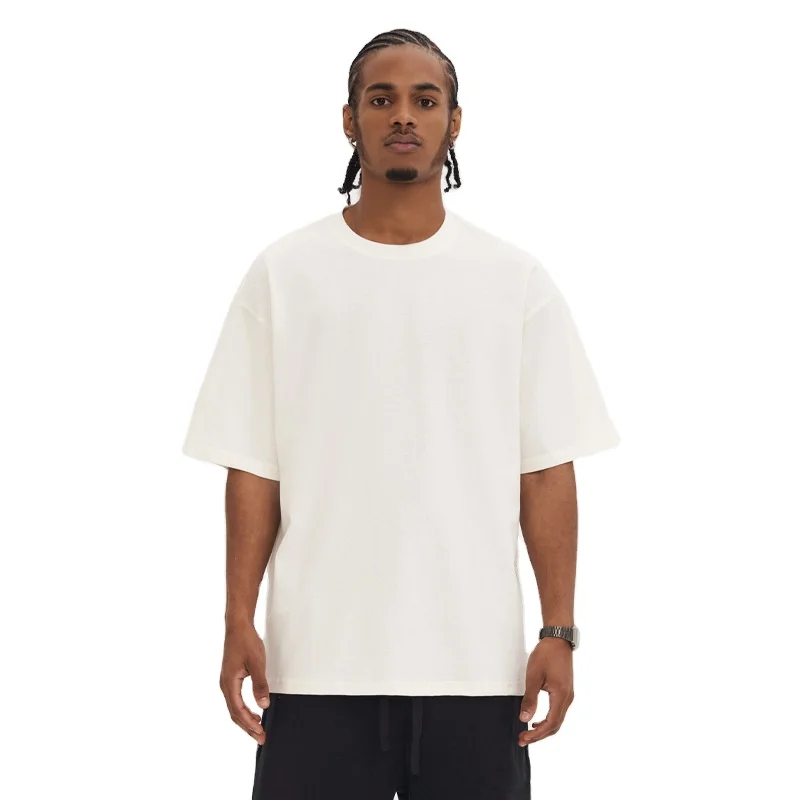 Geehu Prime Quality Custom Logo Heavy Weight Tshirts Tee Shirt 100% Cotton Men Tshirt 230GSM Oversized Blank T Shirts