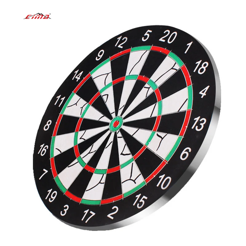 

Factory Wholesale Price 18 Inch Double Sided Dart Board For Sisal Board Game For Children Darts Board Pins, Picture color