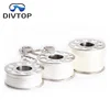 Stainless steel diving reel with snap finger spool for diving