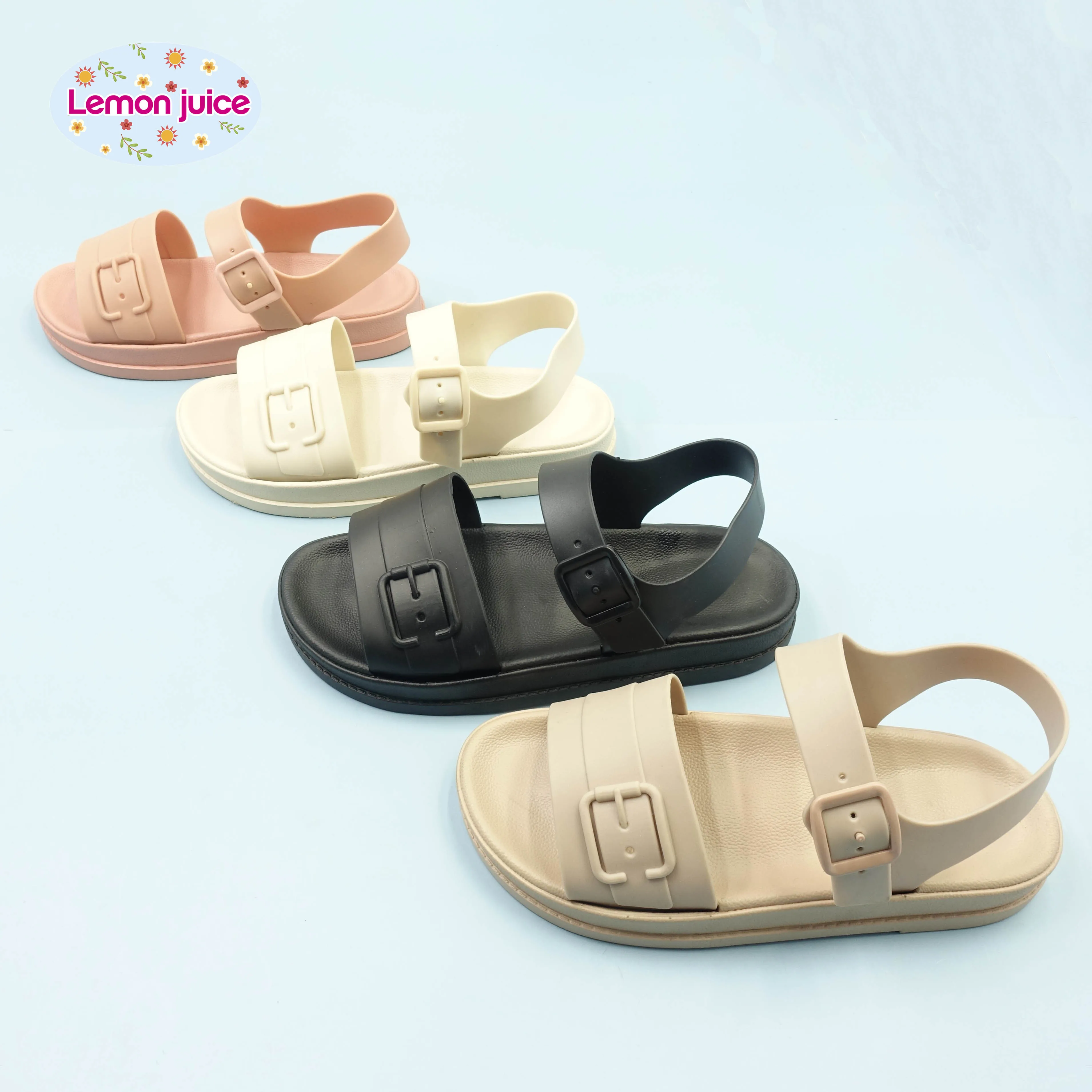 

High quality wedding PVC women sandals popular open toe soft and comfortable breathable sandalias para mujer